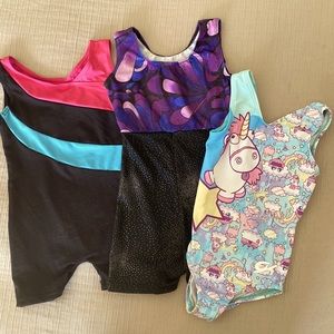 3T (100) gymnastic leotards *gently used*